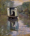 Le Bateau Atelier (The Boat Studio) - Claude Oscar Monet