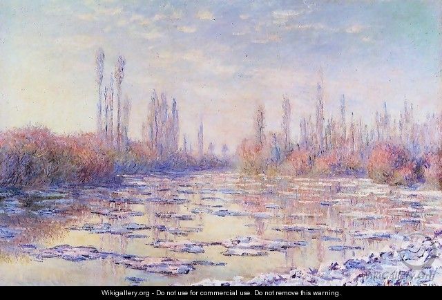 Floating Ice 1 - Claude Oscar Monet