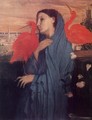 Young Woman and Ibis - Edgar Degas