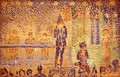 Invitation to the Sideshow (study) - Georges Seurat