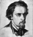 Self-Portrait 4 - Dante Gabriel Rossetti