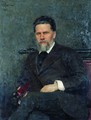 Portrait of painter Ivan Nikolayevich Kramskoi - Ivan Nikolaevich Kramskoy