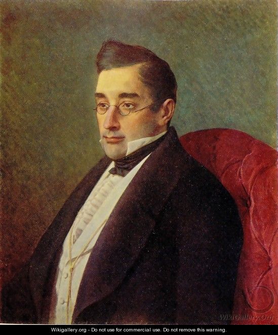 Portrait of Alexandr Griboyedov - Ivan Nikolaevich Kramskoy