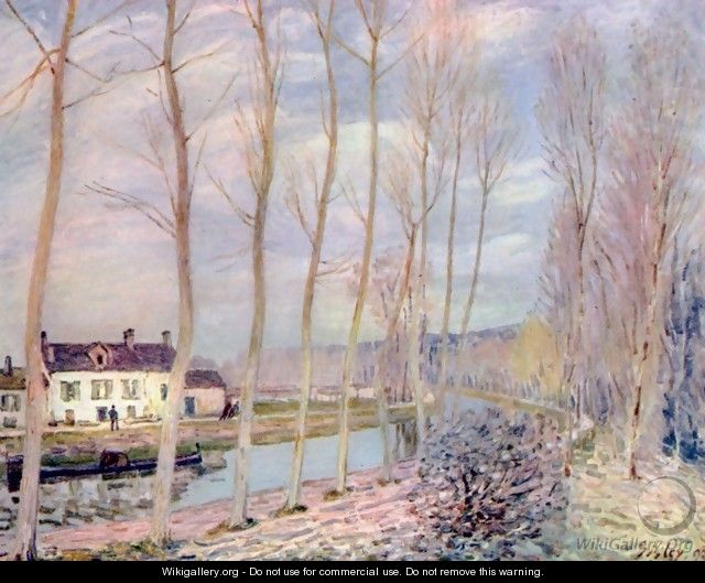Loing-Kanal - Alfred Sisley