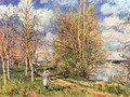 Les Petits Prés au printemps - Alfred Sisley