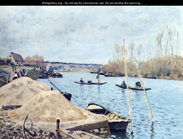 La Seine à Port-Marly - Alfred Sisley