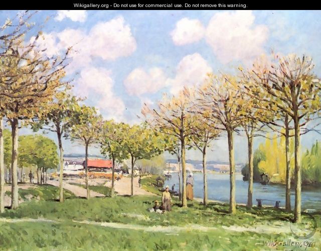 La Seine à Bougival - Alfred Sisley