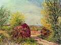 Away in Veneux Nadon in spring - Alfred Sisley