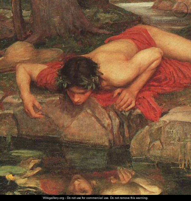Narcissus cropped - John William Waterhouse