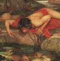 Narcissus cropped - John William Waterhouse