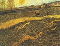 Champ et laboureur 1889 - Vincent Van Gogh