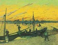 Barges 1888 - Vincent Van Gogh