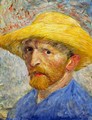 Autoportrait au chapeau de paille 2 1887 - Vincent Van Gogh