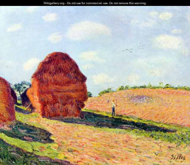 The straw rents - Alfred Sisley