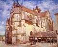 The Church at Moret, Afternoon - Alfred Sisley