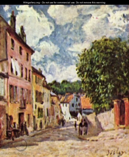 Road in Moret-Sur-Loing - Alfred Sisley