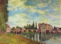 Pont et Moulin de Moret en été - Alfred Sisley