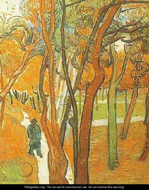 Les feuilles tombantes 1889 - Vincent Van Gogh
