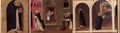 Virgin with Child and Four Saints (detail of the predella 1) - Giotto Di Bondone