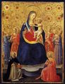 Virgin and Child with Sts Dominic and Catherine of Alexandria - Giotto Di Bondone