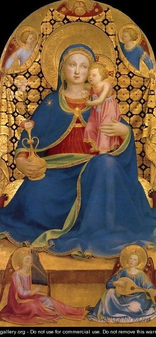 The Virgin of Humility - Giotto Di Bondone