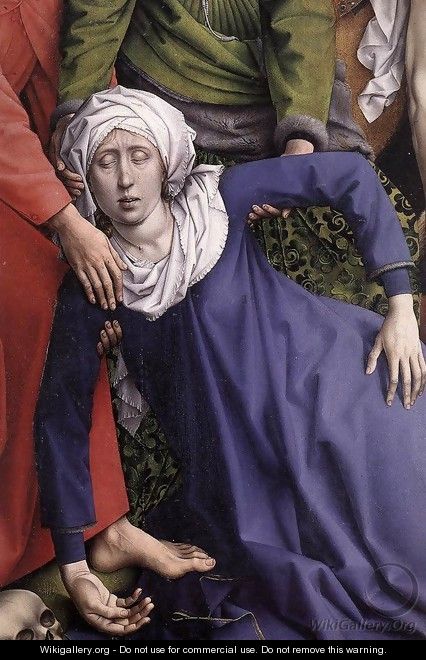 Descent from the Cross [detail 1] - Rogier van der Weyden