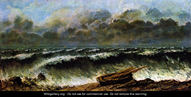 The waves - Gustave Courbet