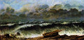 The waves - Gustave Courbet
