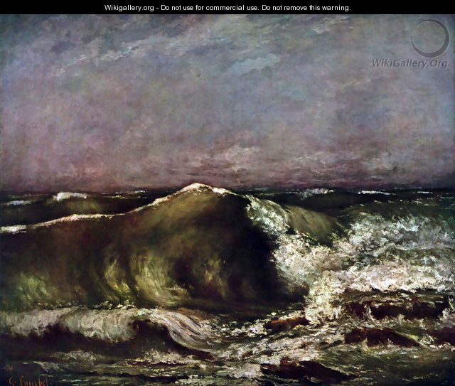 The wave 7 - Gustave Courbet