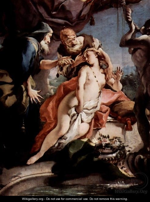 Susanna and the two Alten - Giovanni Battista Tiepolo