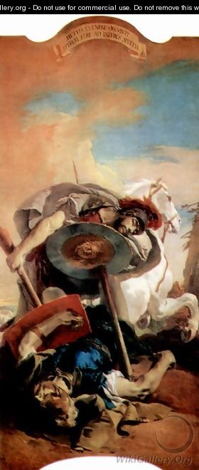 Eteokles and Polyneikes - Giovanni Battista Tiepolo