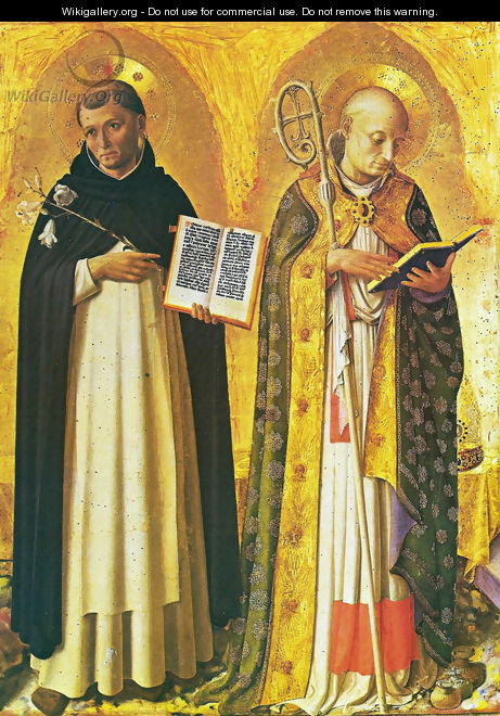 Triptych of Perugia. The Saints Sunday and Nicolas de Bari - Angelico Fra