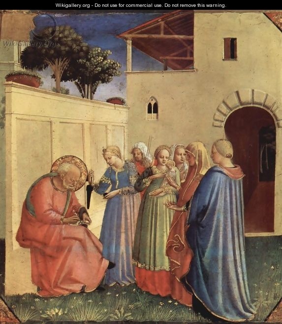The Naming of St. John the Baptist - Angelico Fra