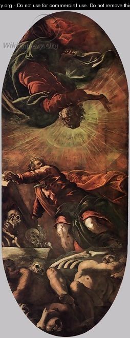 The Vision of Ezekiel - Jacopo Tintoretto (Robusti)
