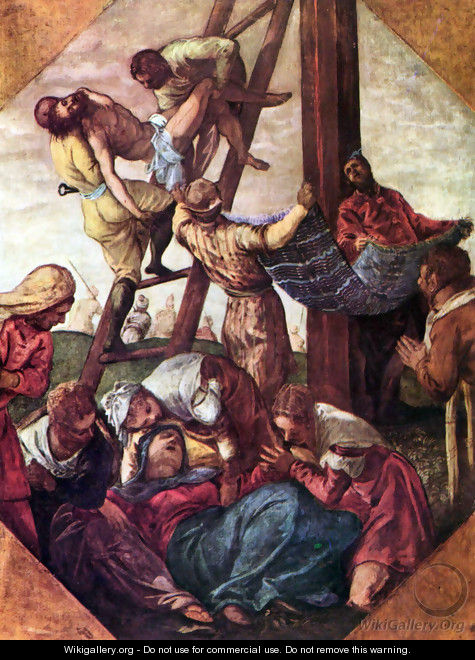 Kreuzabnahme - Jacopo Tintoretto (Robusti)