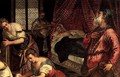 The Birth of John the Baptist (detail 1) - Jacopo Tintoretto (Robusti)