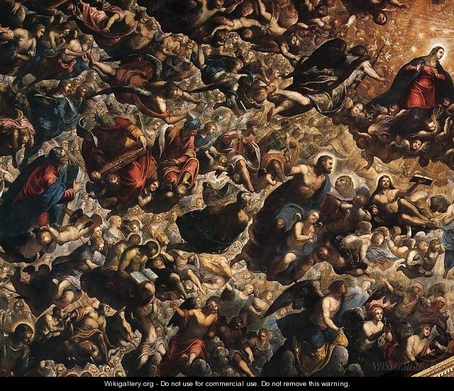 Paradise (detail 1) - Jacopo Tintoretto (Robusti)
