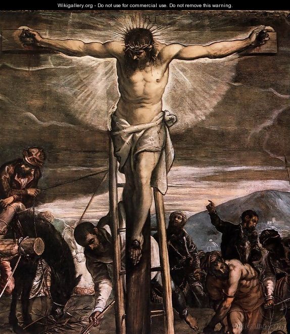 Crucifixion (detail 2) - Jacopo Tintoretto (Robusti)