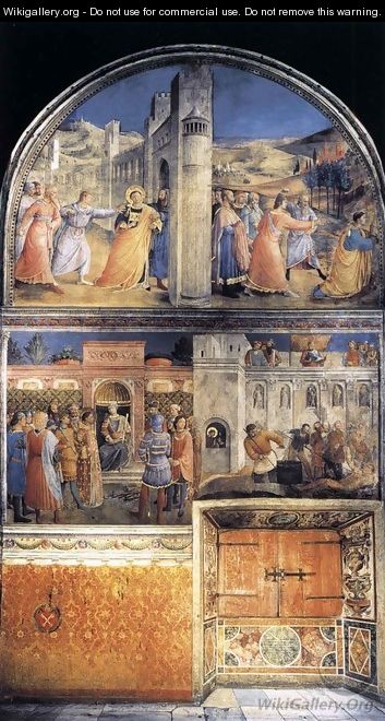 East wall of the chapel - Giotto Di Bondone