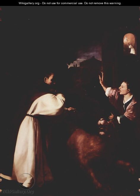 The temptation of Fra Diego de Orgaz - Francisco De Zurbaran