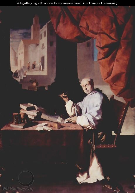 Portrait of Fra Gonzalo de Illescas - Francisco De Zurbaran
