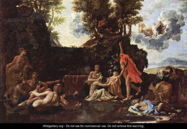 The birth of Baccus - Nicolas Poussin