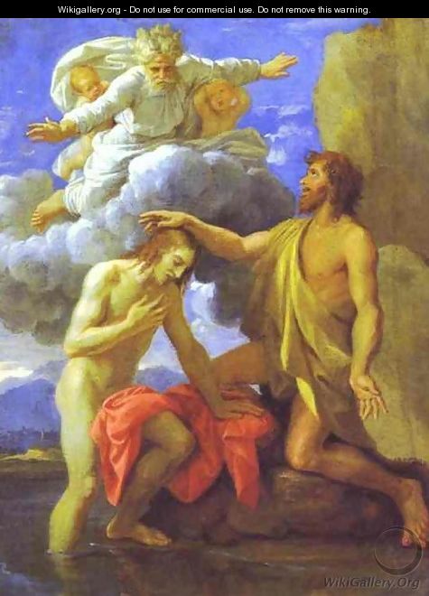 The Baptism of Christ. 1645. - Nicolas Poussin
