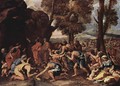 Moses proposes water from the rocks 2 - Nicolas Poussin