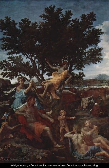 Apollo and Daphne (detail) - Nicolas Poussin