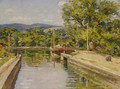 Canal Scene - Theodore Robinson