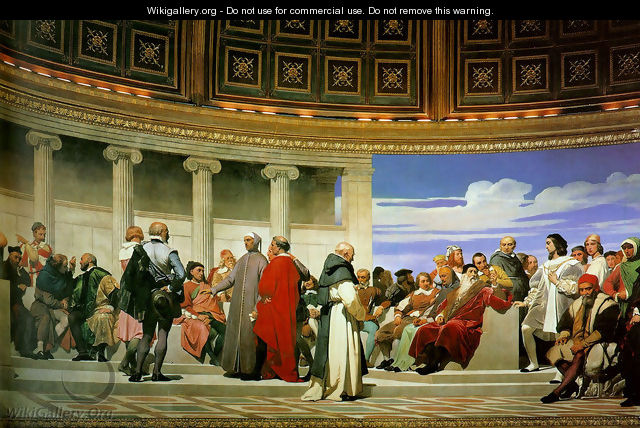 Hemicycle of the Ecole des Beaux (right side) - Paul Delaroche