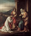 Goodbye Christ of Mary, with Mary and Martha, the sister of Lazarus - Correggio (Antonio Allegri)