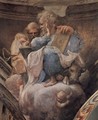 Frescoes in the church of San Giovanni Evangelista in Parma, Gewölbezwickel, Scene, St. Ambrose and St. Lucas -  Correggio (Antonio Allegri)