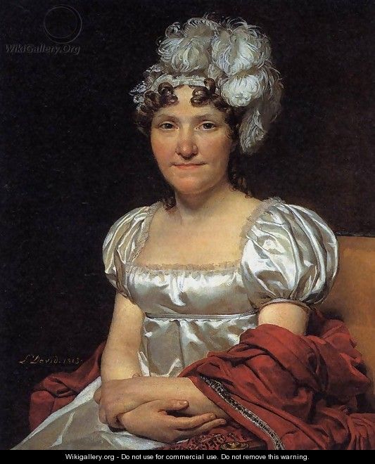 Portrait of Marguerite-Charlotte David - Jacques Louis David